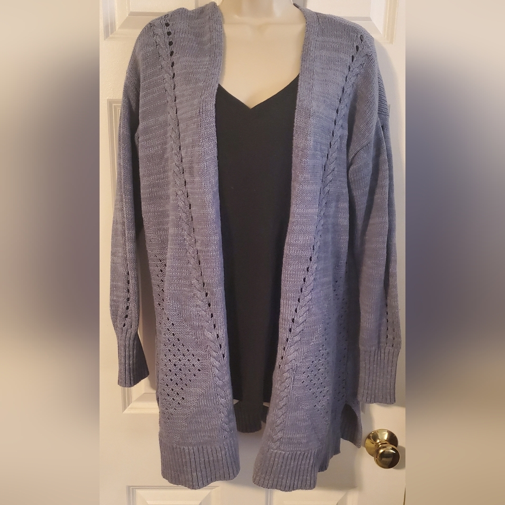 Women's Slate Blue Knit Sweater